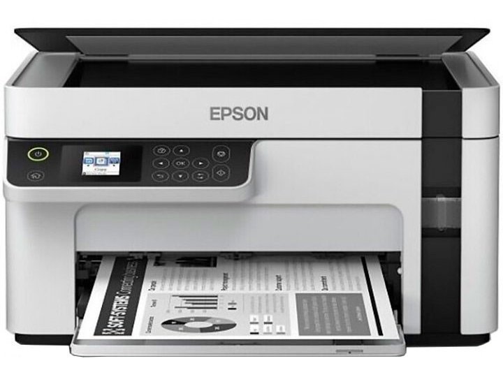 Epson M2120 (A4, струйное МФУ, 32 стр/мин, 1440x720 dpi, 1 краска, USB2.0, WiFi)