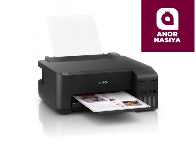 Купить принтер Epson L1110 (A4, струйное принтер, 15стр/мин, 5760x1440dpi, 4краски, USB2.0) (без гарантии) в Ташкенте