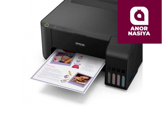 Купить принтер Epson L1110 (A4, струйное принтер, 15стр/мин, 5760x1440dpi, 4краски, USB2.0) (без гарантии) в Ташкенте