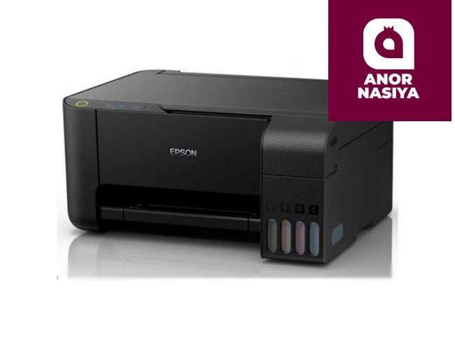 Купить принтер Epson L3100 (A4, струйное МФУ, 15стр/мин, 5760x1440dpi, 4краски, USB2.0) (сервис гарантия) в Ташкенте