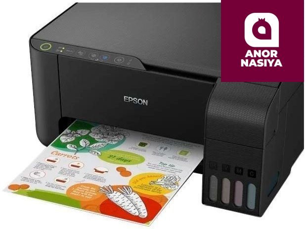 Купить принтер Epson L3150 (A4, струйное МФУ, 15стр/мин, 5760x1440dpi, 4краски, USB2.0, WiFi)  (сервис гарантия) в Ташкенте