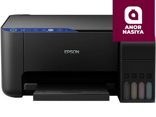 Купить принтер Epson L3151 (A4, струйное МФУ, 15стр/мин, 5760x1440dpi, 4краски, USB2.0, WiFi)  (сервис гарантия) в Ташкенте