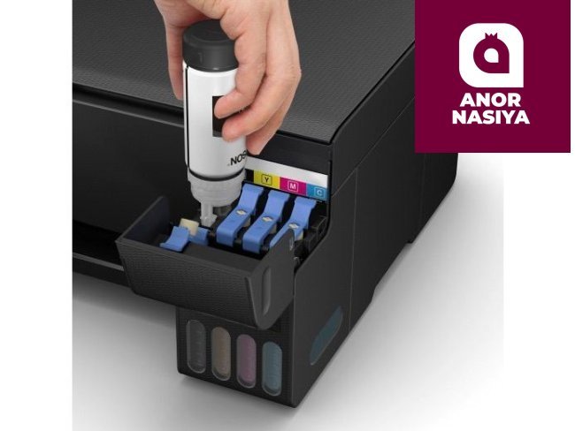 Купить принтер Epson L3151 (A4, струйное МФУ, 15стр/мин, 5760x1440dpi, 4краски, USB2.0, WiFi)  (сервис гарантия) в Ташкенте