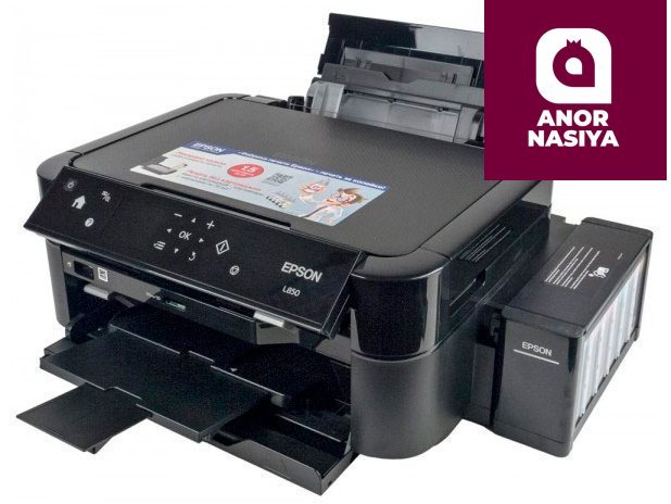 Купить принтер Epson L850 (A4, струйное МФУ, 37 стр / мин, 5760 optimized dpi, 6 красок, USB2.0, печать на CD / DVD)  (без гарантии) в Ташкенте