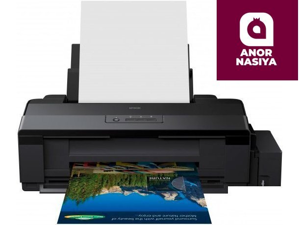 Купить цветной струйный принтер Epson L1800 (A3+, 15 стр / мин, 5760x1440 dpi, 6 красок, USB2.0) в Ташкенте