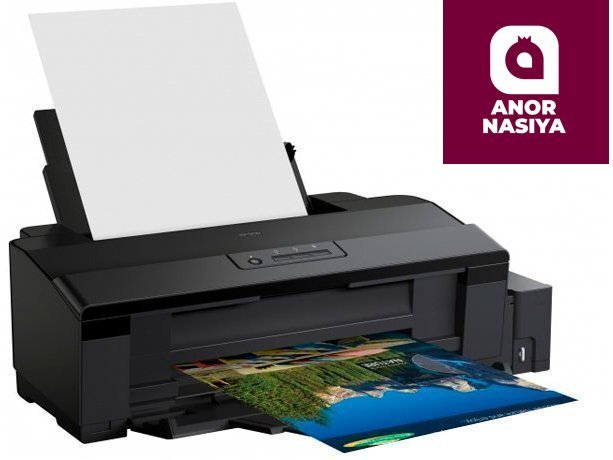 Купить цветной струйный принтер Epson L1800 (A3+, 15 стр / мин, 5760x1440 dpi, 6 красок, USB2.0) в Ташкенте