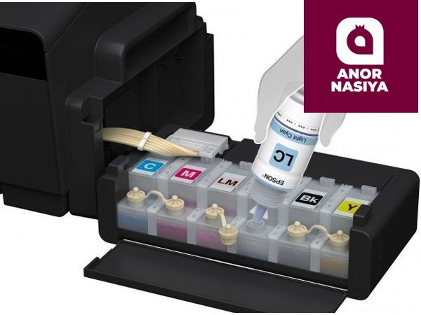 Купить цветной струйный принтер Epson L1800 (A3+, 15 стр / мин, 5760x1440 dpi, 6 красок, USB2.0) в Ташкенте