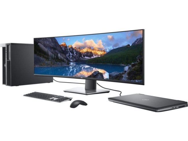 Купить монитор Dell - 49" UltraSharp U4919DW Gaming Monitor, IPS, 60Hz, 1mc, UHD (5120x1440) 4K, HDMI+DP+TypeC, USB, White в Ташкенте