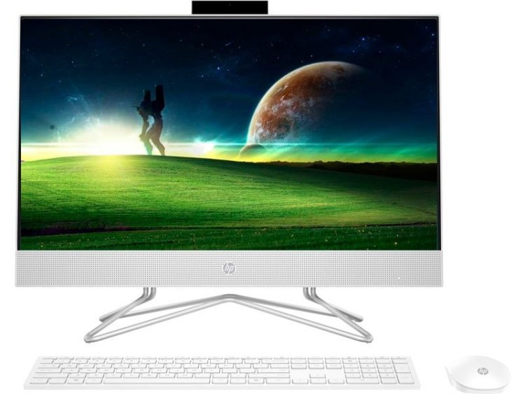 HP 27-dp1444d (444) (Intel i7-1165G7/ DDR4 16GB/ SSD 1TB PCIe NVMe / 27 FHD IPS/ Intel Iris Xe Graphics/ No DVD/ wireless key + mouse/ W10/ RU) Silver (4F670PA)
