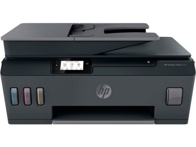 HP - Smart Tank 615 AiO <Y0F71A> (A4, 11 стр/мин, 256Mb, струйное МФУ, LCD, USB2.0, WiFi, Touch display, факс, ADF)