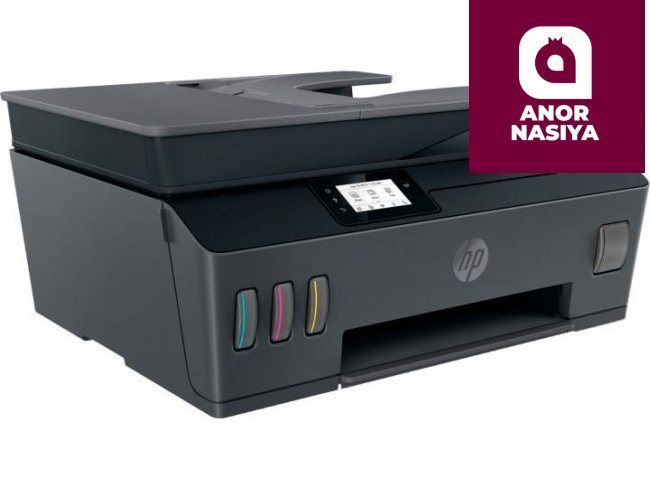 Купить HP - Smart Tank 615 AiO <Y0F71A> (A4, 11 стр/мин, 256Mb, струйное МФУ, LCD, USB2.0, WiFi, Touch display, факс, ADF) в Ташкенте