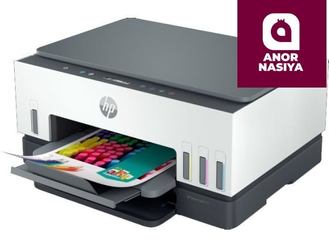 Купить принтер HP - Smart Tank 670 Wireless AiO <6UU48A> (A4, 12 стр/мин, 128Mb, струйное МФУ, LCD, USB2.0, WiFi, двуст.печать) в Ташкенте