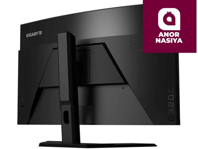 Купить монитор Gigabyte - 32" G32QC-EK Curved Gaming Monitor, VA, 165z, 1mc, QHD (2560x1440), 2K, HDMI, DisplayPort, KVM, USB, Black в Ташкенте