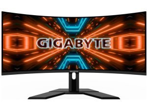 Gigabyte - 34" G34WQC A-EK Curved Gaming Monitor, VA, 144z, 1mc, UHD (3440 х 1440), HDMI, DisplayPort, USB, Black