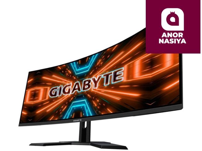 Купить монитор Gigabyte - 34" G34WQC A-EK Curved Gaming Monitor, VA, 144z, 1mc, UHD (3440 х 1440), HDMI, DisplayPort, USB, Black в Ташкенте