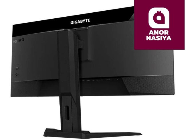 Купить монитор Gigabyte - 34" M34WQ-EK Gaming Monitor, IPS, 144z, 1mc, UHD (3440 х 1440), HDMI, DisplayPort, Type C, Black в Ташкенте