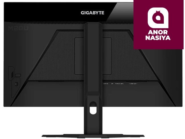Купить монитор Gigabyte - 28" M28U-EK KVM Gaming Monitor, IPS, 144z, 1mc, UHD (3440 х 1440), HDMI, DisplayPort, Type C, USB, Black в  Ташкенте