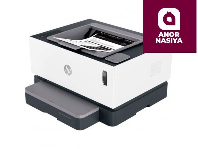 Купить лазерный принтер HP - Neverstop Laser 1000w <4RY23A> (A4, 20стр/мин, 32Mb, USB2.0, Ethernet, WiFi) в Ташкенте
