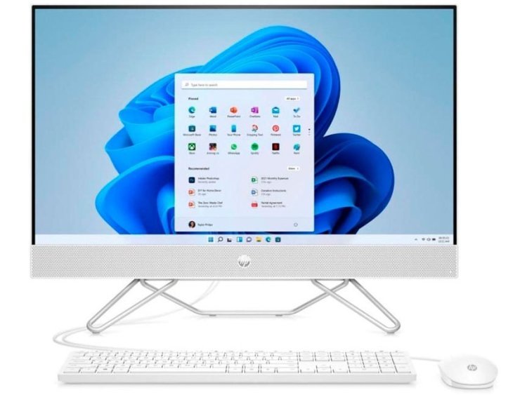 HP 27-cb0020ur (AMD Ryzen 3 - 3050U/ DDR4 8GB/ SSD 256GB/ 27" FHD IPS/ AMD Radeon Graphics/ No DVD/ key + mouse/ W11/ RU) White (5D475EA)