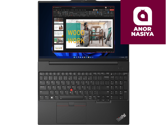 LENOVO THINKPAD E16 GEN1 | Core™ i7-1355U | DDR4 8GB | SSD 512GB | 16" WUXGA IPS | FPR BACKLIT