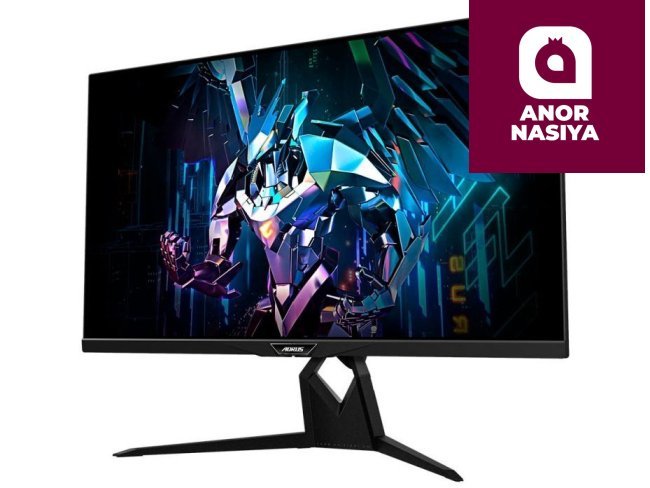 Купить игровой монитор Aorus - 32" FI32Q-EK Gaming Monitor, IPS, 165Hz, 1mc, QHD (2560x1440), 2K, HDMI, DisplayPort, USB, RGB, Black в Ташкенте