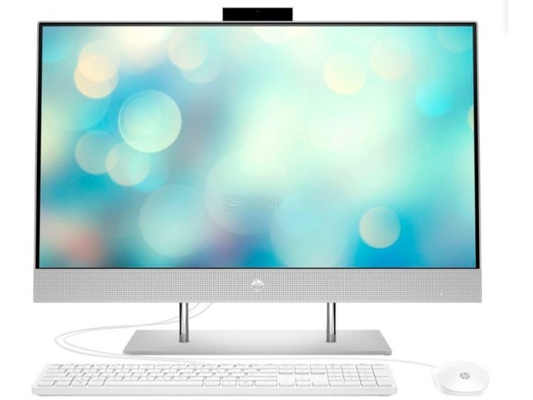HP 27-dp0044ur (Intel i7-1065G7/ DDR4 8GB/ SSD 512GB PCIe NVMe™/ 27 FHD IPS/ Intel Iris Xe Graphics/ No DVD/ key + mouse/ W10/ RU) Silver (242M5EA)