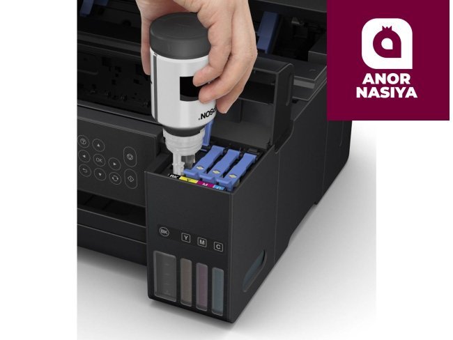 Купить принтер Epson L4160 (A4, струйное МФУ, CR, LCD, 33стр/мин, 5760 optimized dpi, 4краски, USB2.0, WiFi, двусторонняя печать) в Ташкенте