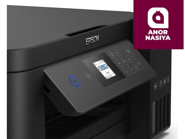 Купить принтер Epson L4160 (A4, струйное МФУ, CR, LCD, 33стр/мин, 5760 optimized dpi, 4краски, USB2.0, WiFi, двусторонняя печать) в Ташкенте
