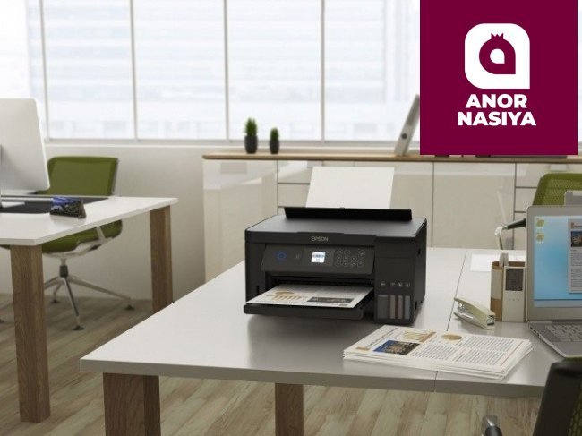 Купить принтер Epson L4160 (A4, струйное МФУ, CR, LCD, 33стр/мин, 5760 optimized dpi, 4краски, USB2.0, WiFi, двусторонняя печать) в Ташкенте