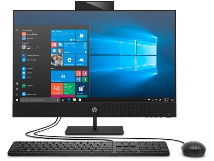 HP ProOne 440 G6 (Intel i5-10500T/ DDR4 8GB/ SSD 256GB/ FHD 23,8/ Intel Iris Xe Graphics/ DVD/ key + mouse/RU) Black (44G99ES)