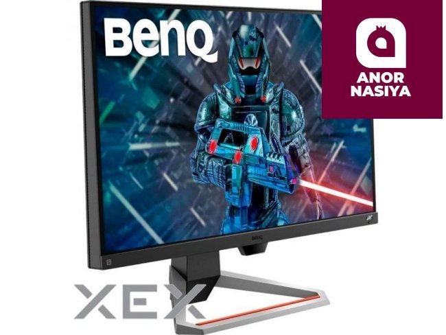 BENQ - 27" MOBIUZ EX2710S Gaming Monitor, IPS, 1mc, 165hz, FHD (1920x1080), HDMI+DP, Black