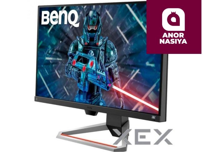 BENQ - 27" MOBIUZ EX2710S Gaming Monitor, IPS, 1mc, 165hz, FHD (1920x1080), HDMI+DP, Black